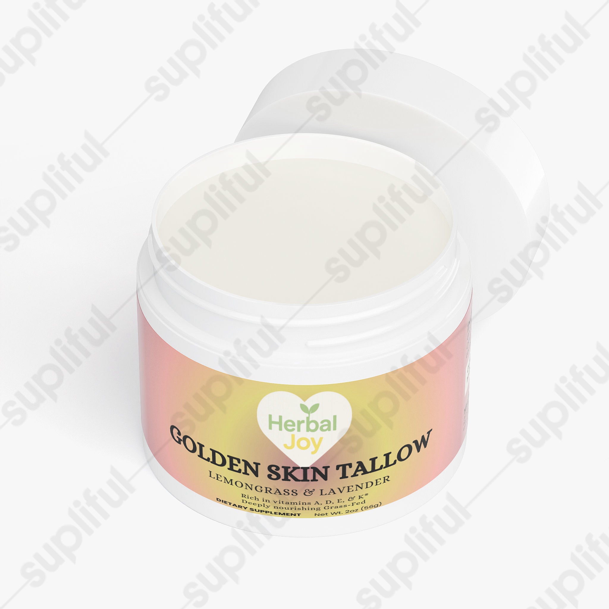 Golden Skin Tallow Cream: Lemongrass & Lavender