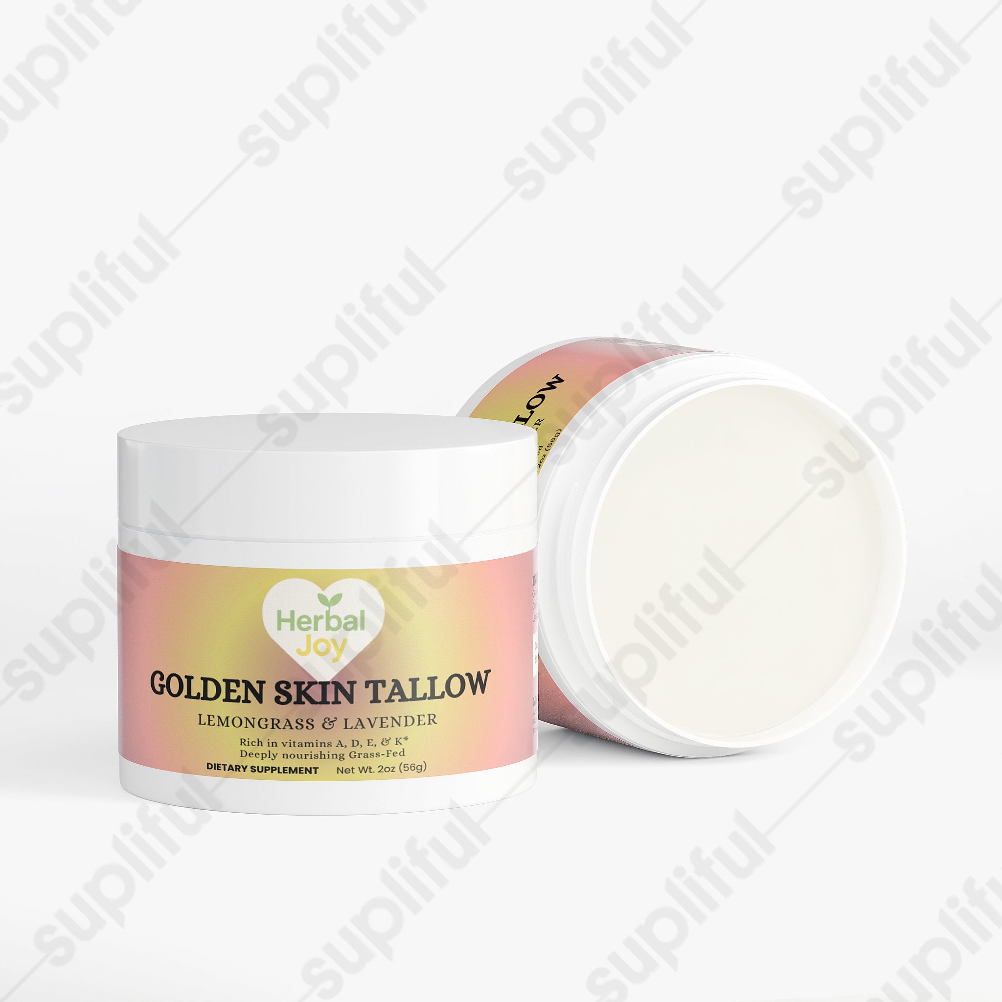 Golden Skin Tallow Cream: Lemongrass & Lavender
