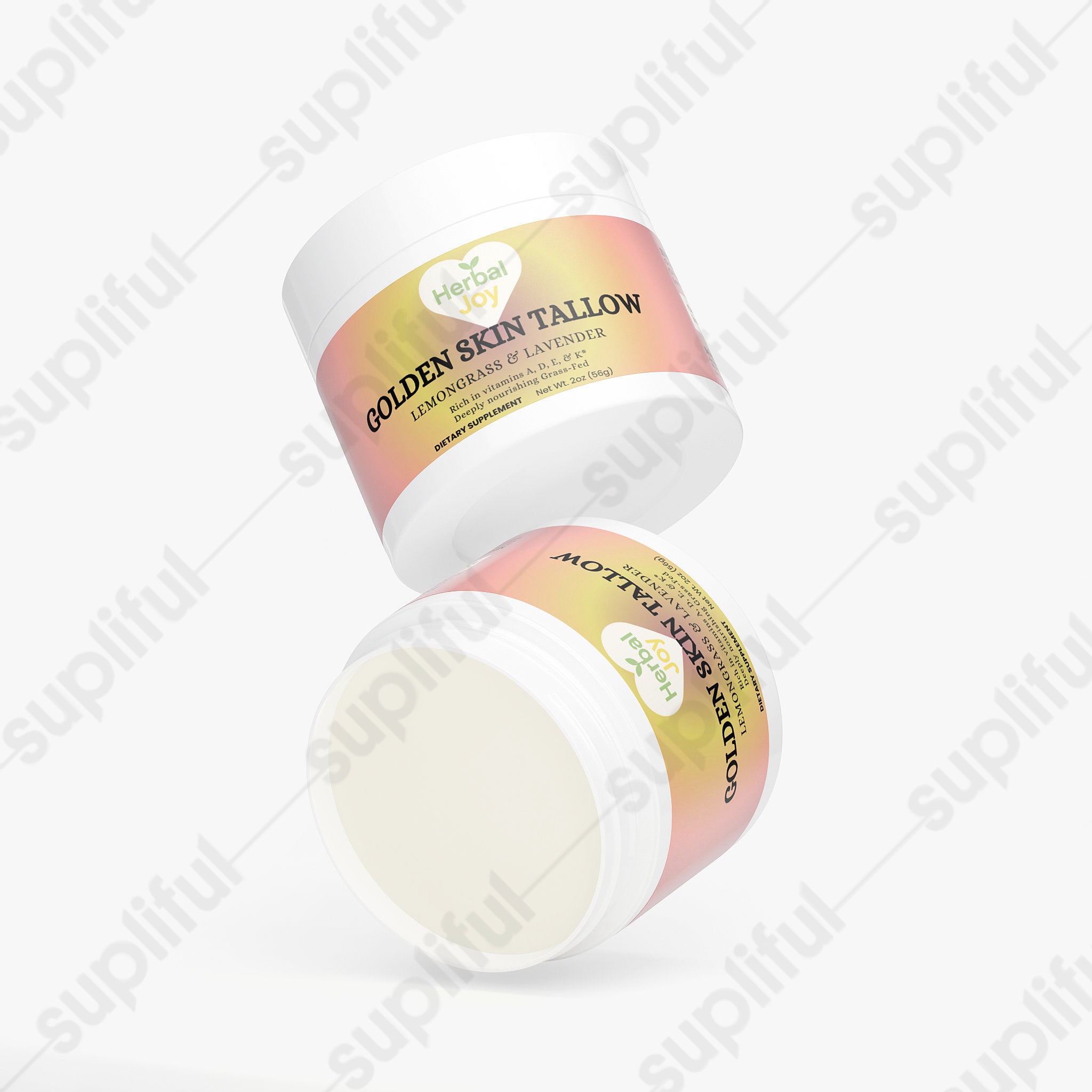 Golden Skin Tallow Cream: Lemongrass & Lavender