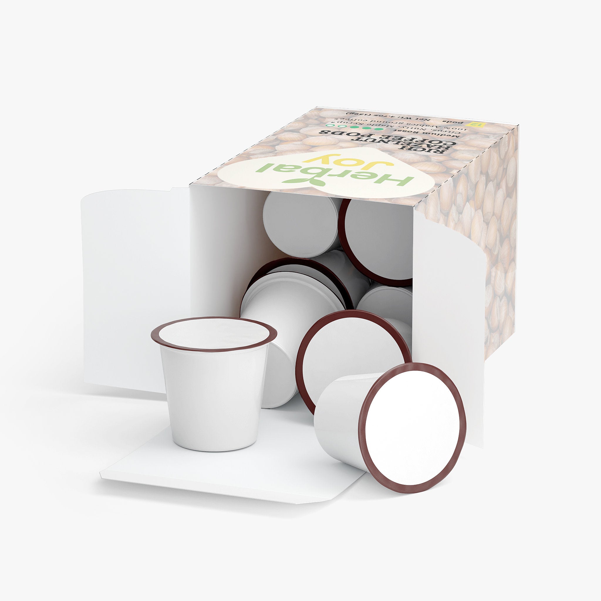 Rich Hazelnut Coffee Pods (Medium Roast)