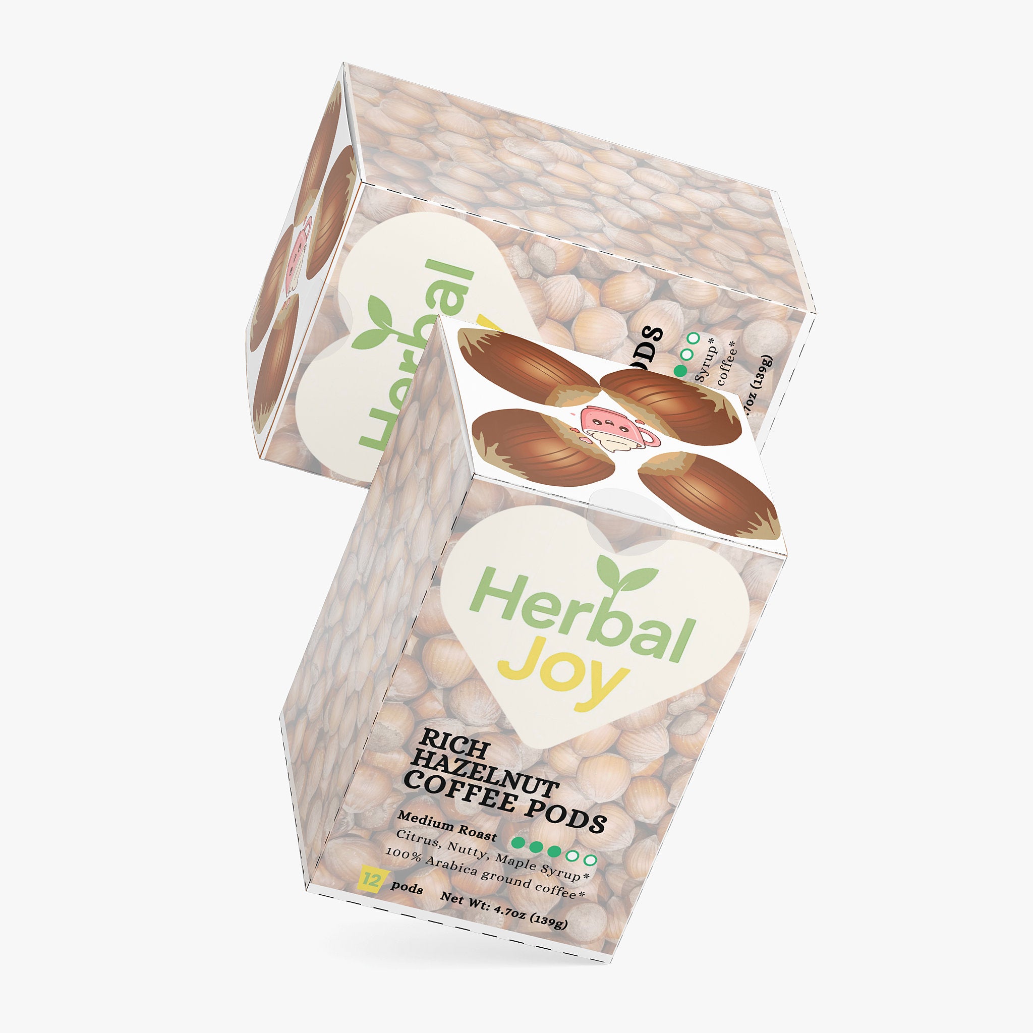 Rich Hazelnut Coffee Pods (Medium Roast)
