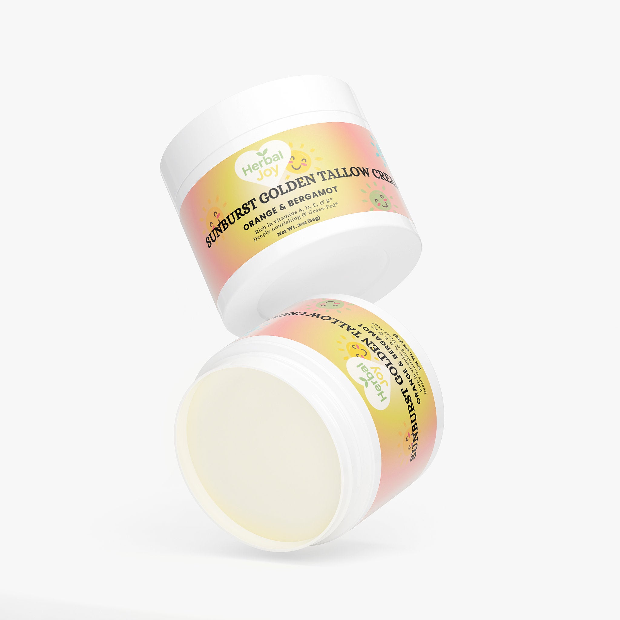 SunBurst Golden Tallow Cream: Orange & Bergamot