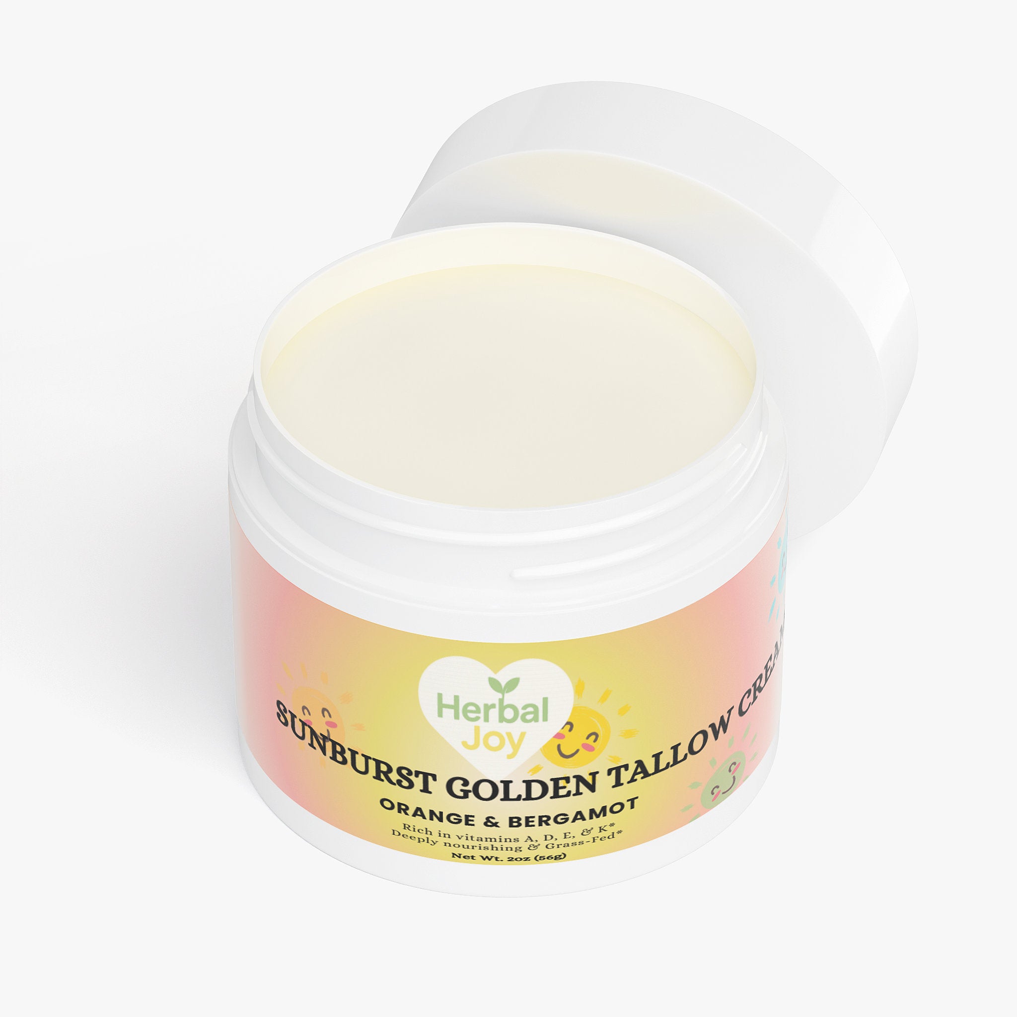 SunBurst Golden Tallow Cream: Orange & Bergamot