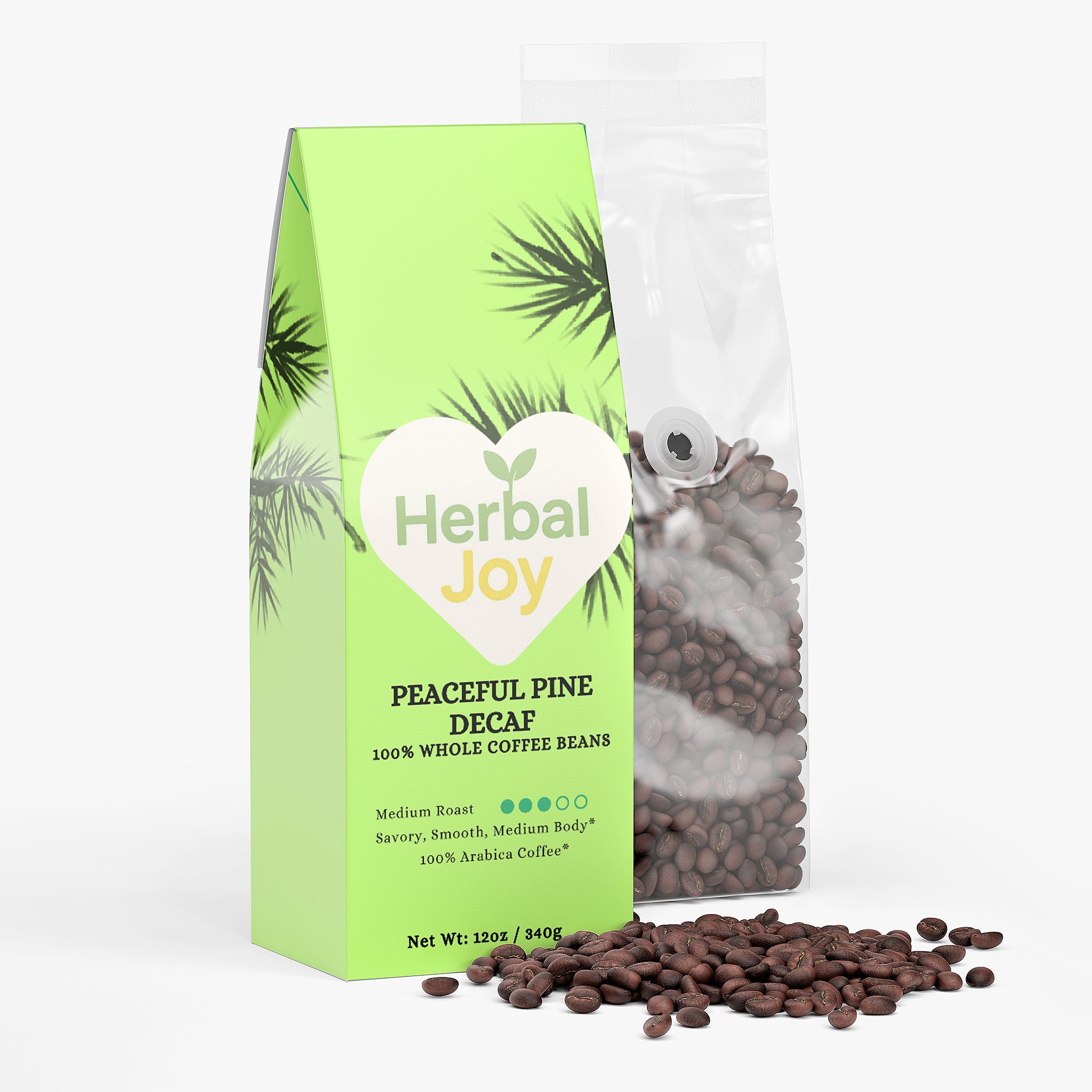 Peaceful Pine Decaf Coffee (Medium Roast)