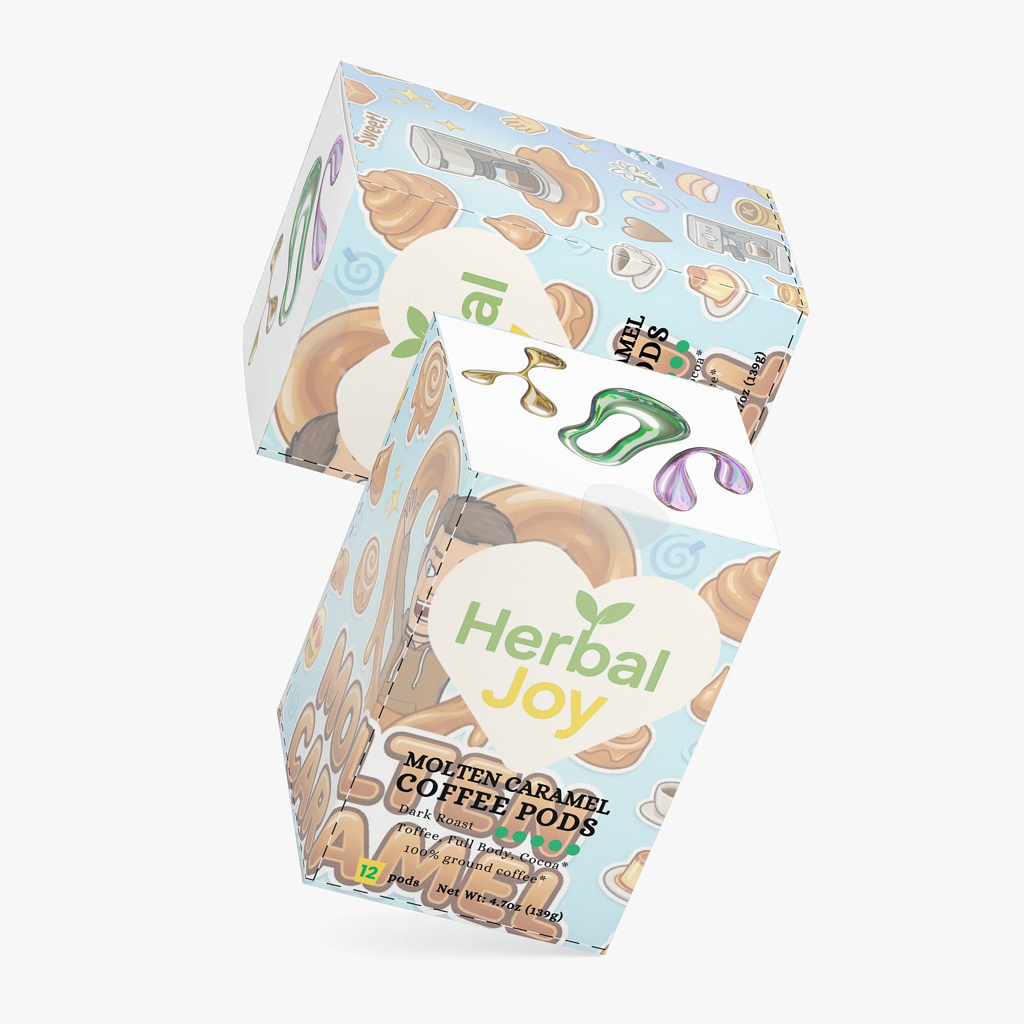 Molten Caramel Coffee Pods (Dark Roast)