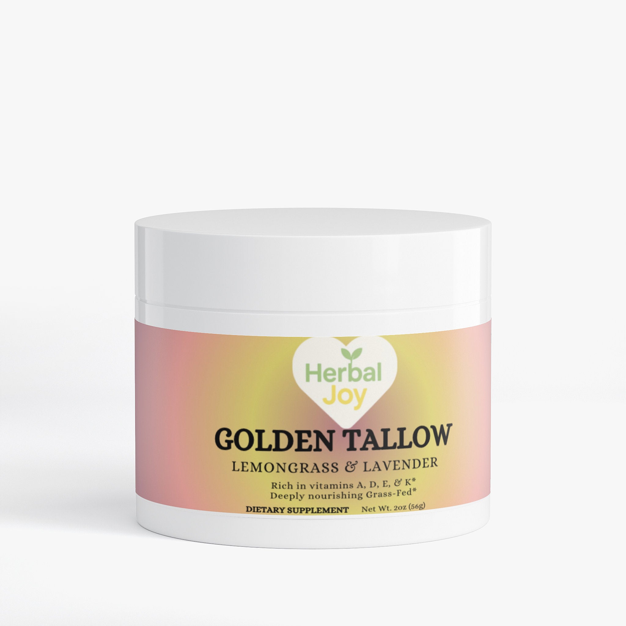 Golden Skin Tallow Cream: Lemongrass & Lavender