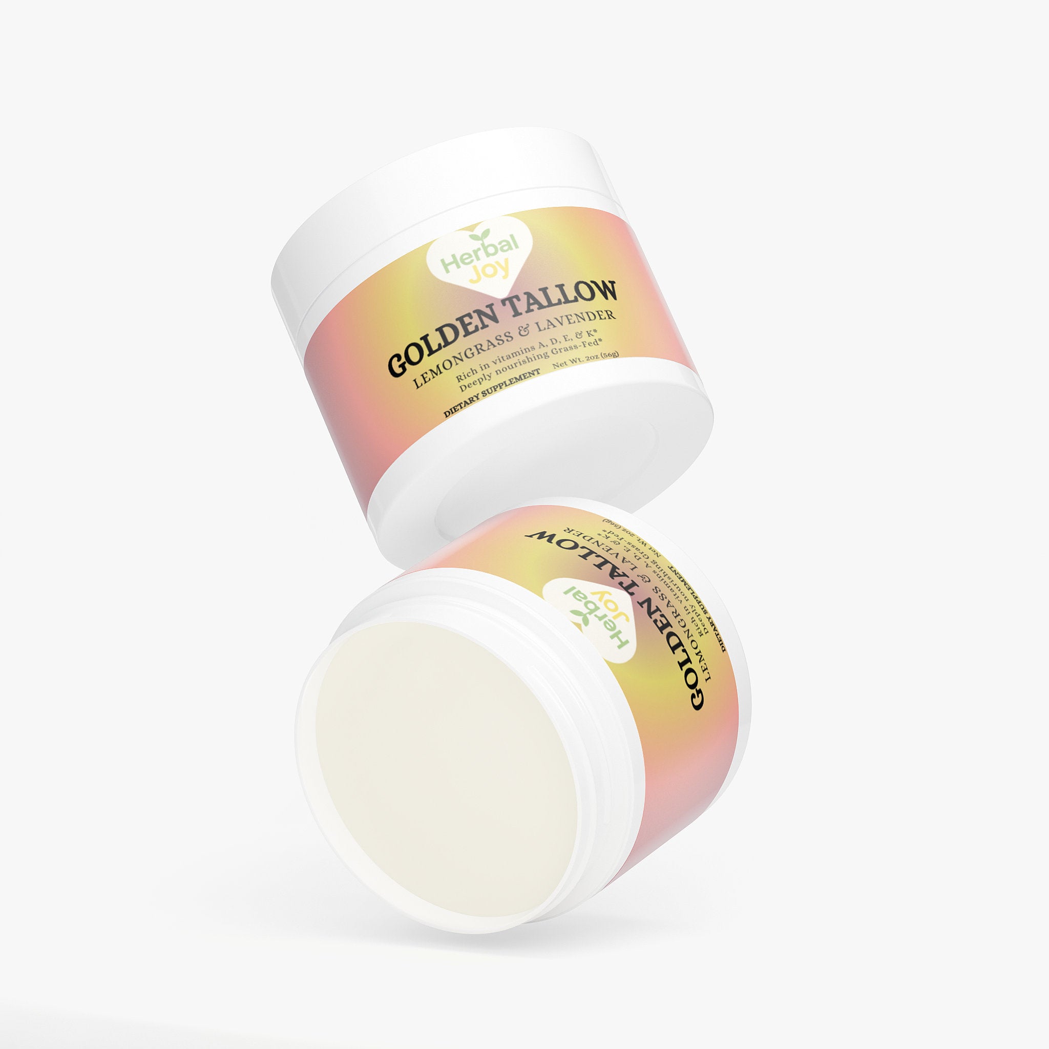 Golden Skin Tallow Cream: Lemongrass & Lavender