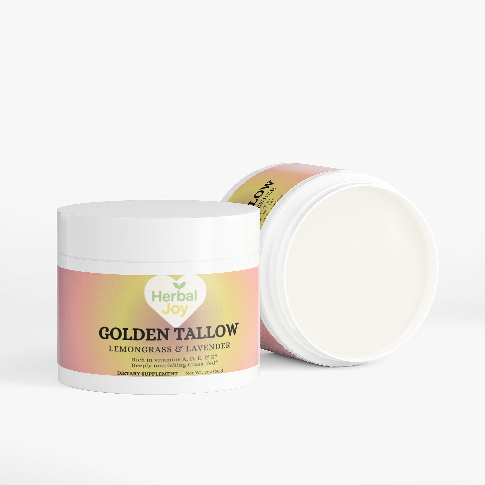 Golden Skin Tallow Cream: Lemongrass & Lavender