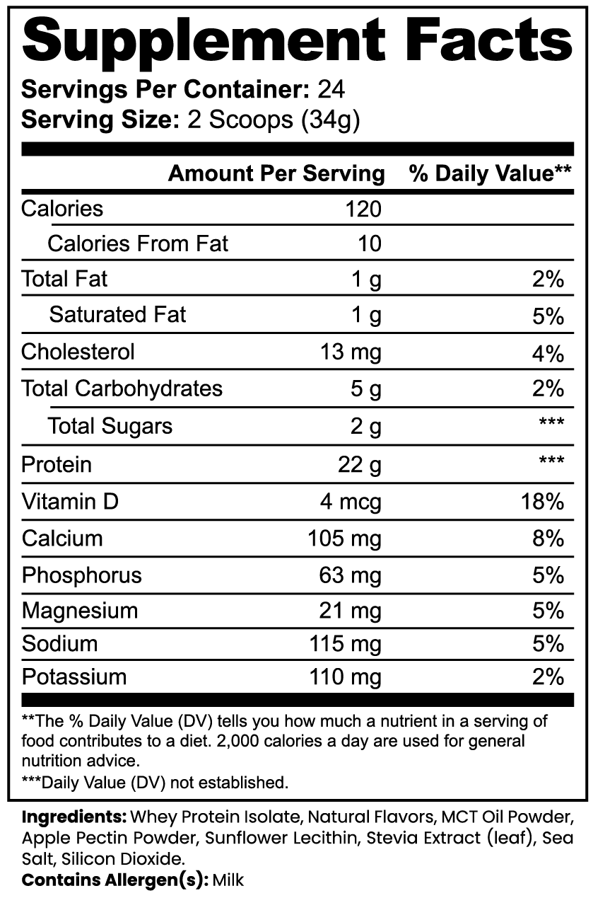 Vanilla Joy 100% Whey Protein (Post-Workout)