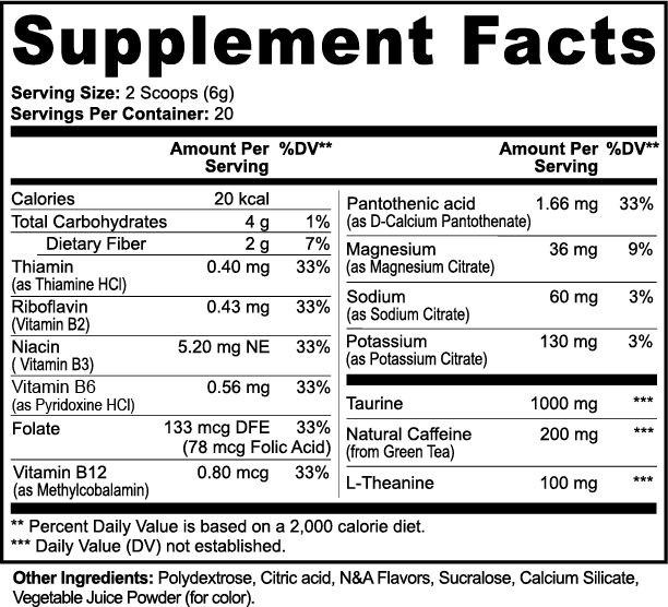 Yuzu Flavor (Energy Powder)