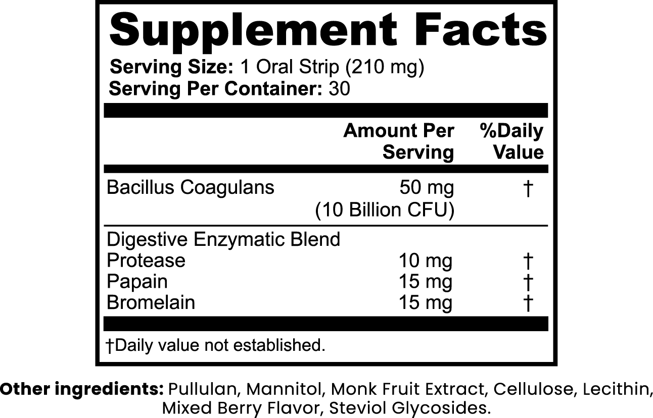 Full Belly Of Joy (Digestive + Gut Health Strips)